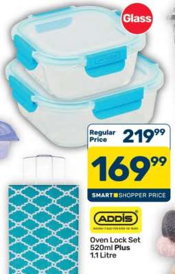 Oven Lock Set 520ml Plus 1.1 Litre