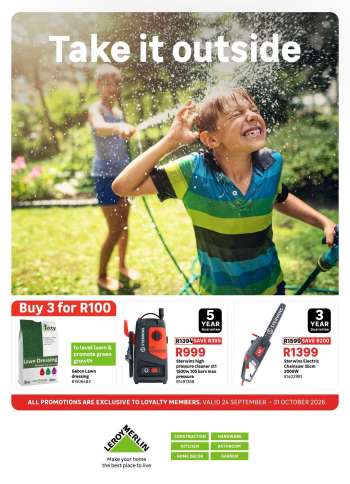 Leroy Merlin catalogue  - 24/09/2026 - 31/10/2026.