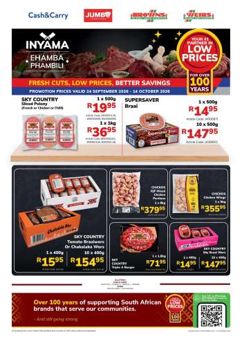 Jumbo Cash & Carry catalogue  - 24/09/2026 - 14/10/2026.