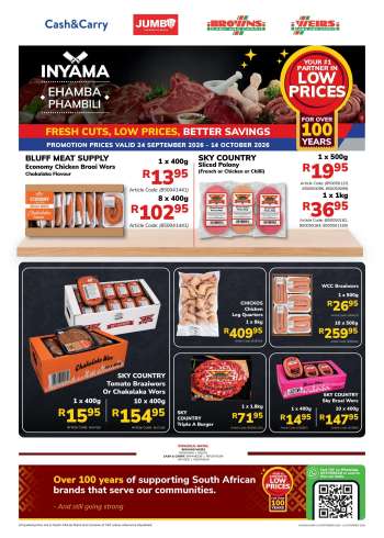 Jumbo Cash & Carry catalogue  - 24/09/2026 - 14/10/2026.