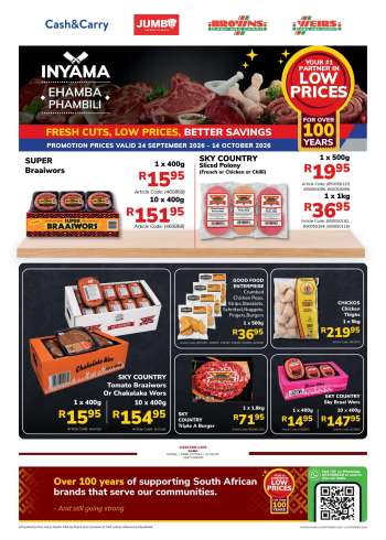 Jumbo Cash & Carry catalogue  - 24/09/2026 - 14/10/2026.