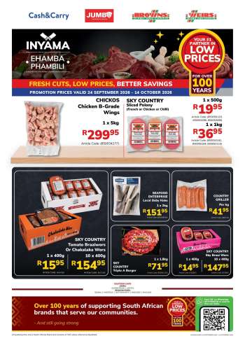 Jumbo Cash & Carry catalogue  - 24/09/2026 - 14/10/2026.
