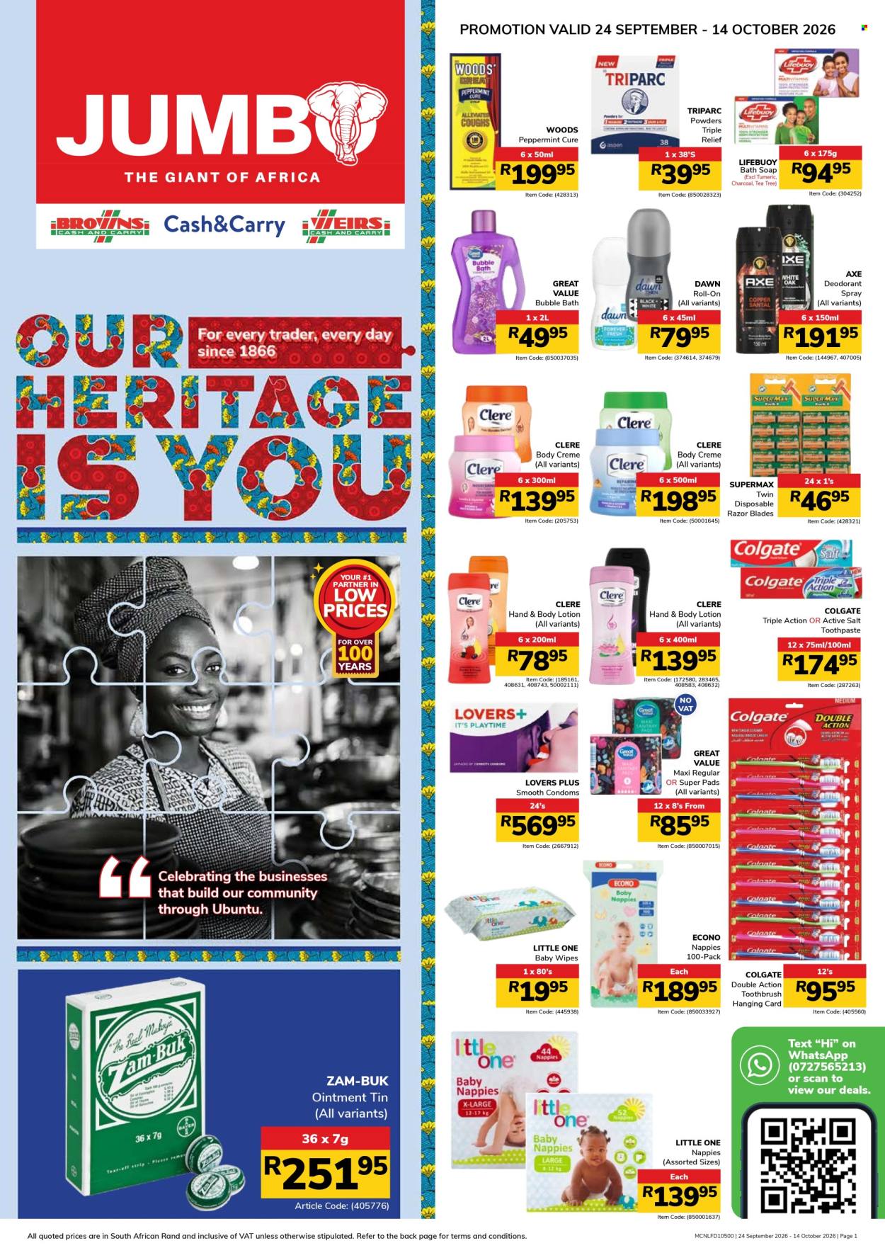 Jumbo Cash & Carry specials - 24/09/2026 - 14/10/2026. Page 1