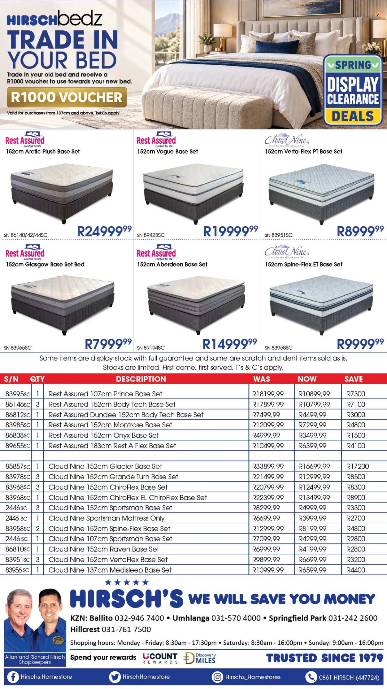 Hirsch's specials. Page 1