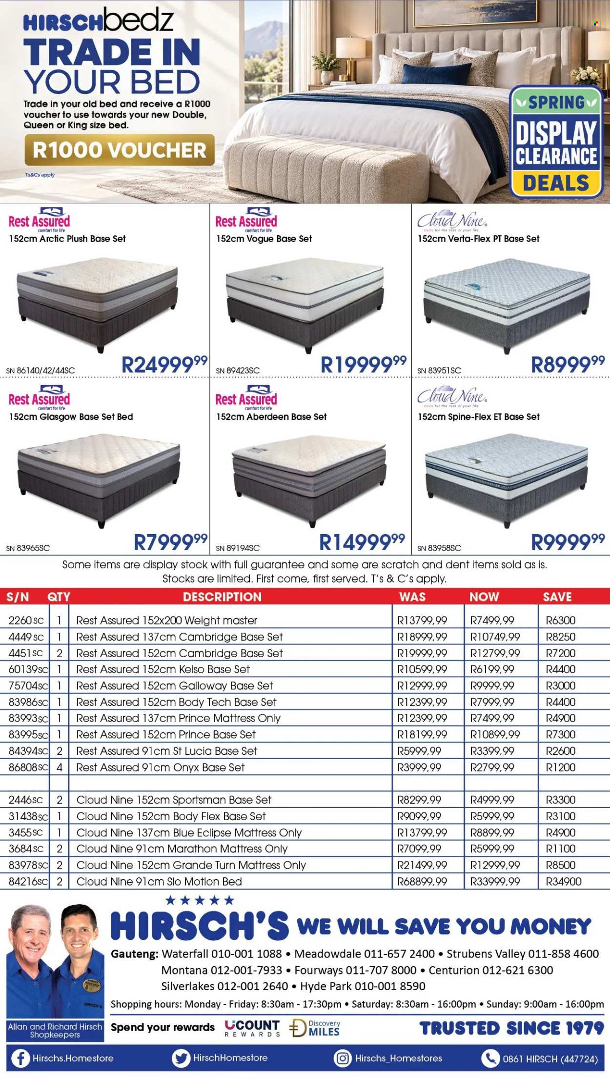 Hirsch's specials. Page 1