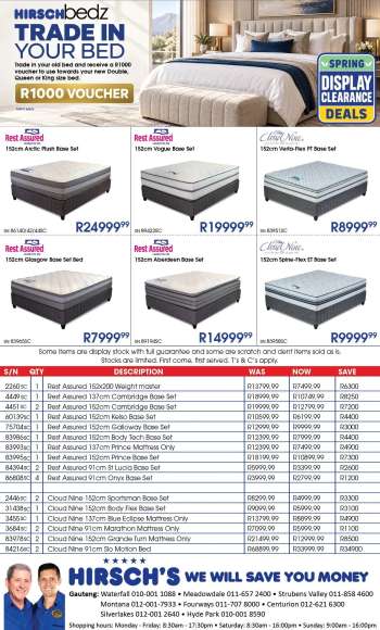 Hirsch's catalogue .