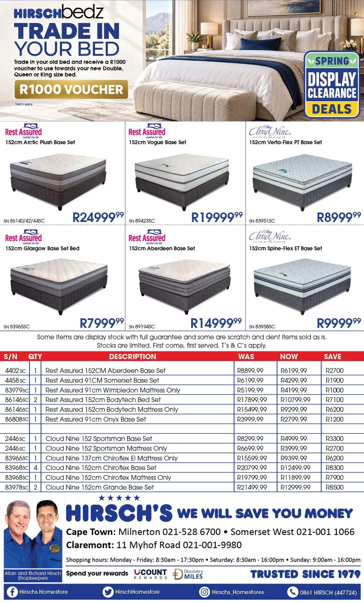 Hirsch's specials. Page 1