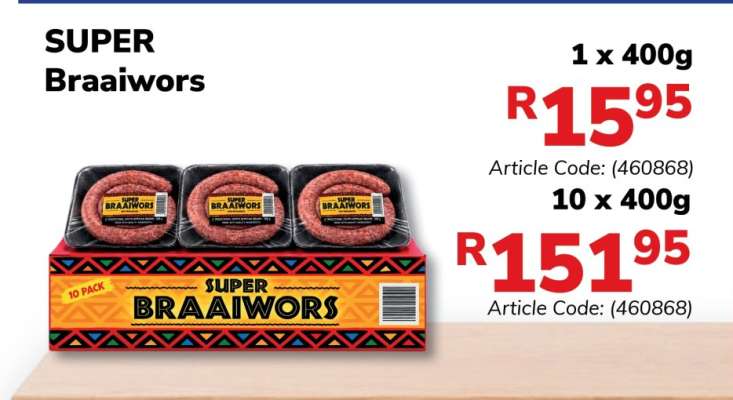 SUPER Braaiwors
