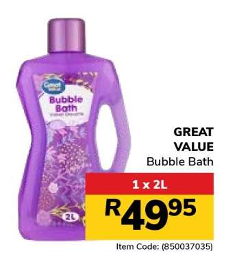 Great Value Bubble Bath