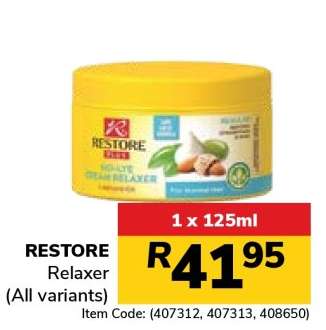 RESTORE Relaxer