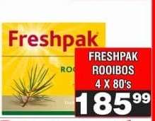 FRESHPAK ROOIBOS 4 X 80's