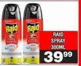 RAID SPRAY 300ML