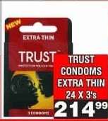 TRUST CONDOMS EXTRA THIN
