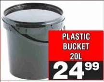 PLASTIC BUCKET 20L