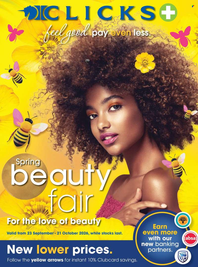 Clicks catalogue  - 23/09/2026 - 21/10/2026.