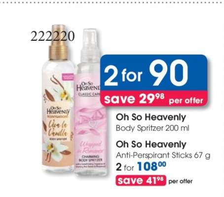 Oh So Heavenly Body Spritzer 200 ml