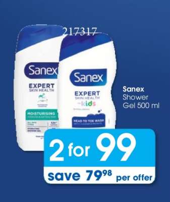 Sanex Shower Gel 500 ml