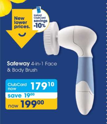 Safeway 4-in-1 Face & Body Brush