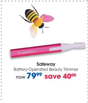 Safeway Battery-Operated Beauty Trimmer