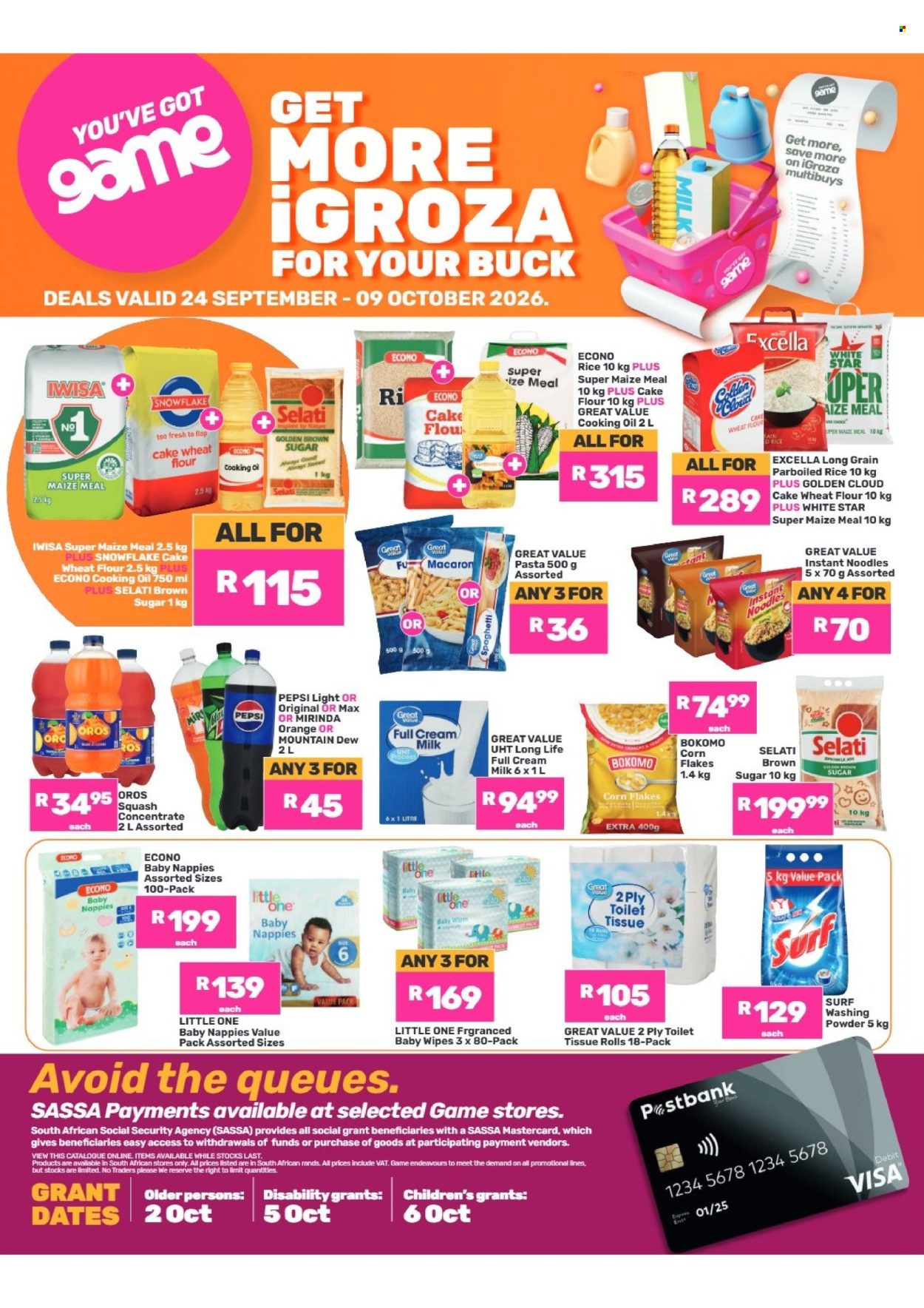 Game specials - 24/09/2026 - 09/10/2026. Page 1