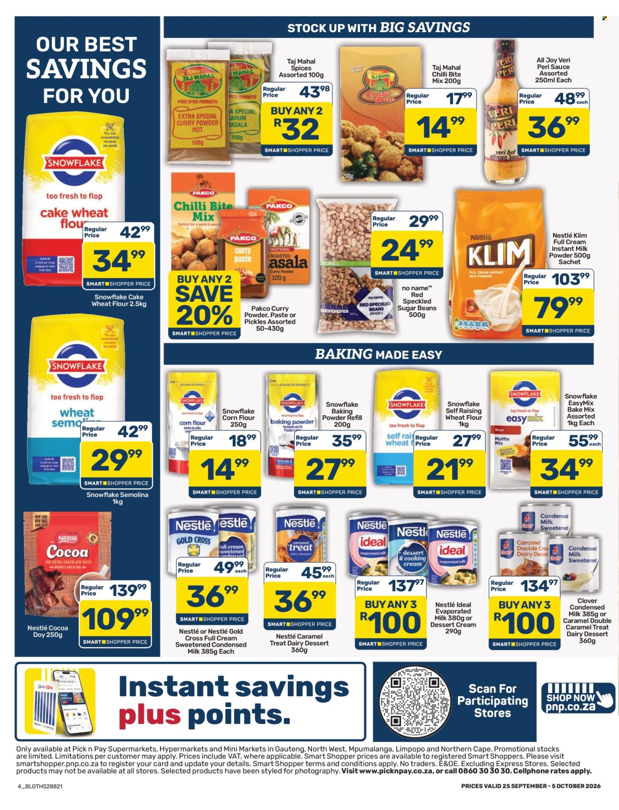 Pick n Pay specials - 25/09/2026 - 05/10/2026. Page 4