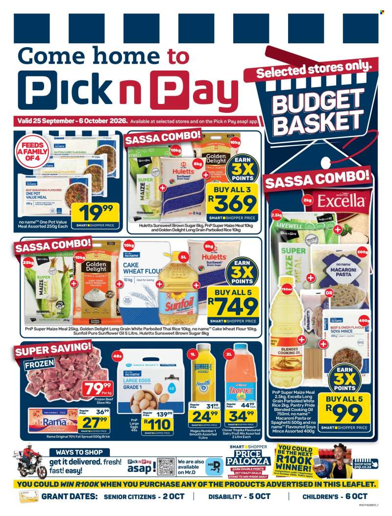 Pick n Pay QualiSave catalogue  - 25/09/2026 - 06/10/2026.
