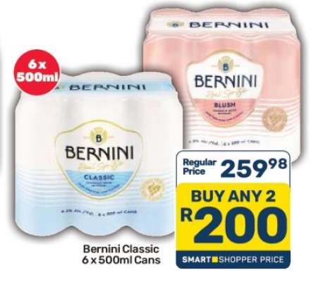 Bernini Classic 6 x 500ml Cans