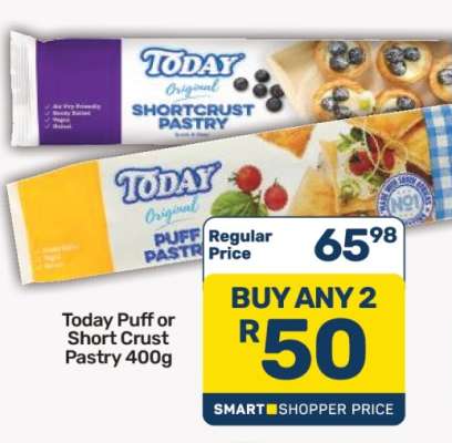 Today Puff or Short Crust Pastry 400g