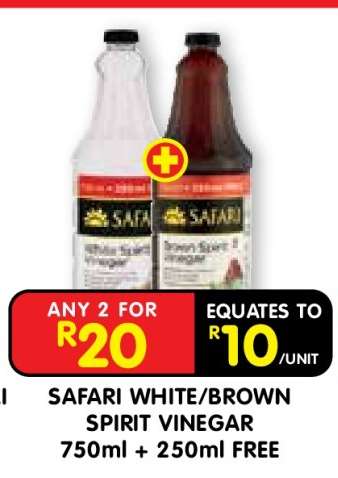 SAFARI WHITE/BROWN SPIRIT VINEGAR