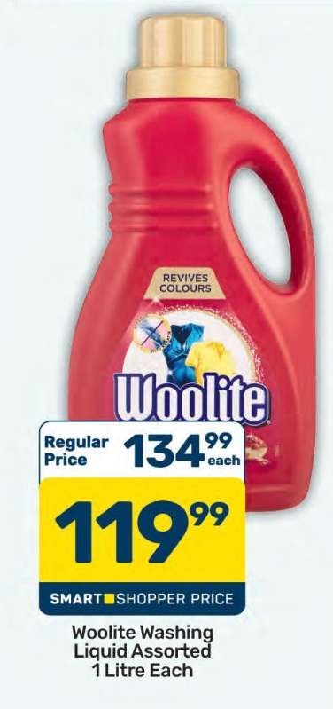 Woolite Washing Liquid Assorted 1 Litre Each