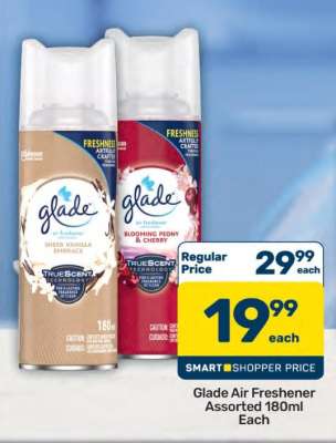 Glade Air Freshener Assorted 180ml Each