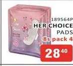 HER CHOICE PADS