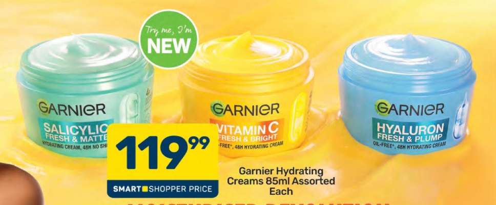 Garnier Hydrating Creams 85ml Assorted Each