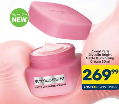 L'oreal Paris Glycolic Bright Matte Illuminizing Cream 50ml