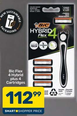Bic Flex 4 Hybrid Plus 4 Cartridges