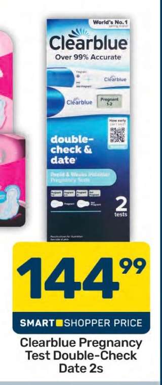 Clearblue Pregnancy Test Double-Check Date 2s