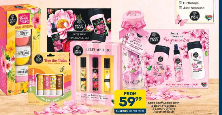 Good Stuff Ladies Bath & Body, Fragrance & Lipcare Gifting Assorted Each
