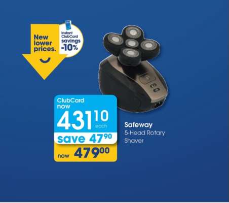 Safeway 5-Head Rotary Shaver