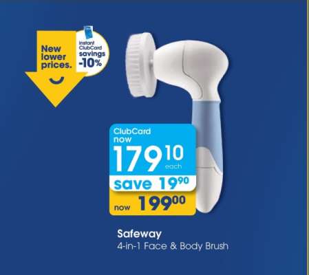 Safeway 4-in-1 Face & Body Brush