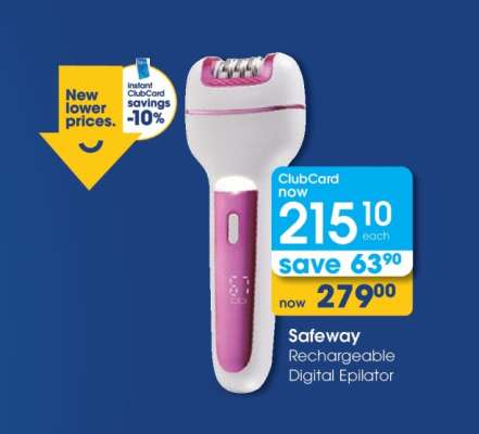 Safeway Rechargeable Digital Epilator