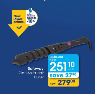 Safeway 2-in-1 Spiral Hair Curler