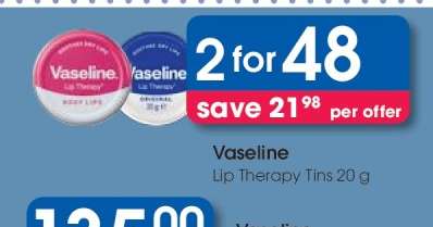 Vaseline Lip Therapy Tins 20 g