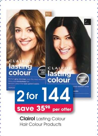 Clairol Lasting Colour Hair Colour Products