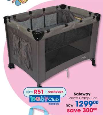 Safeway Basico Camp Cot