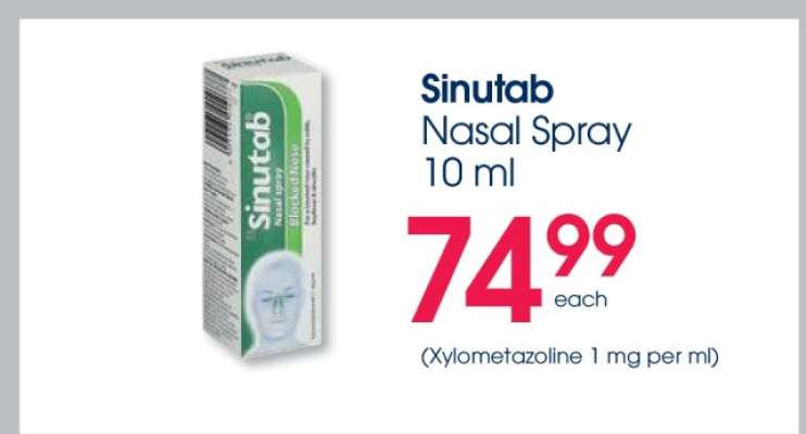 Sinutab Nasal Spray 10 ml
