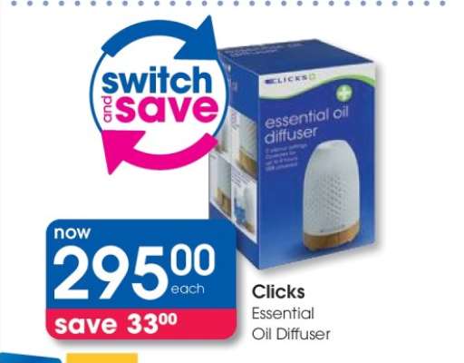 Clicks Essential Oil Diffuser