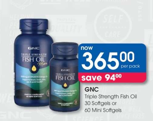 GNC Triple Strength Fish Oil