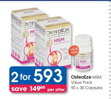 OsteoEze MSM Value Pack