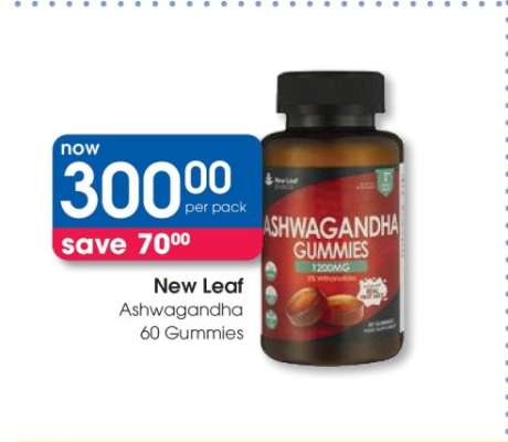 New Leaf Ashwagandha 60 Gummies