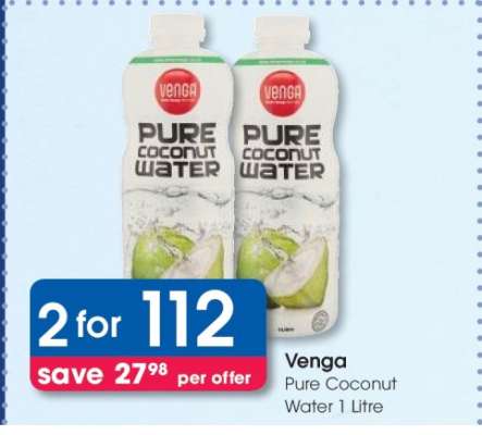 Venga Pure Coconut Water 1 Litre